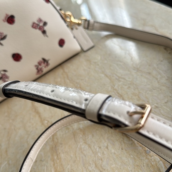 NWT COACH Madi Crossbody With Ladybug Floral Print. $328 - Picture 5 of 10